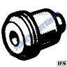 CONNECTOR 1/4TX1/8BSP