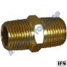 BRASS HEX NIPPLE MALE/MALE 1/2BSP THREAD