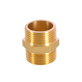 BRASS HEX NIPPLE MALE/MALE 1"BSP THREAD