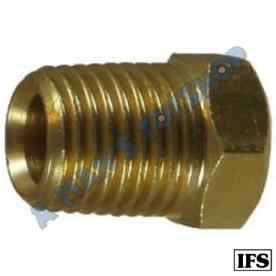 PLUG TAPER BRASS  1/8" BSP MALE THREAD