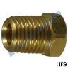PLUG TAPER BRASS 1/4 BSP MALE THREAD