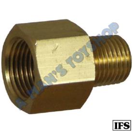 BRASS ADAPTOR 3/4"F X 1/2"M