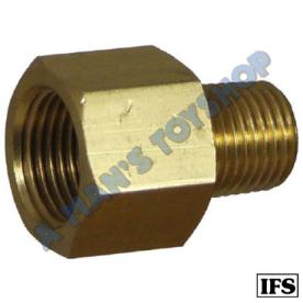 BRASS ADAPTOR 1/8NPT F X 1/8NPT M