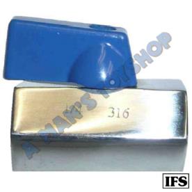 MINI BALL VALVE 1/2 FEMALE  BSP THREAD