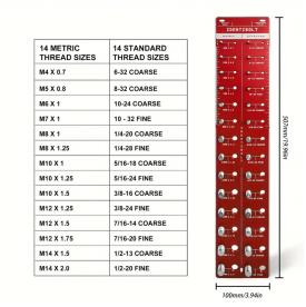 THREAD GAUGE AF MET 28 SIZE NUT & BOLT