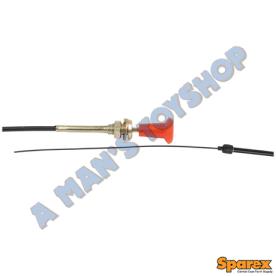 ENGINE STOP CABLE 2100MM LONG RED KNOB