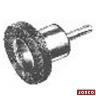 WIRE WHEEL 38MM DIAMETER 1/4 SHANK