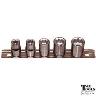 SOCKET SET AF 3/8 DRIVE 5 PIECE 8 POINT
