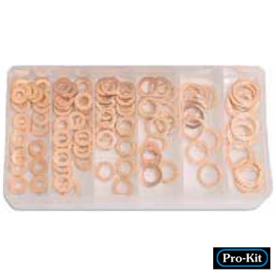 ASSORTMENT WASHER COPPER 110 PIECE