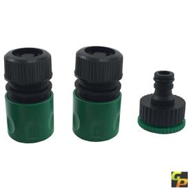 GARDEN HOSE CONNECTOR SET 3 PCE 1/2 HOSE