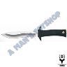 KNIFE & SHEATH 150MM BLADE RUBBER HAN