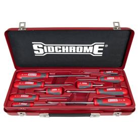 SCREWDRIVER SET 10PCE SIDCHROME IN TIN