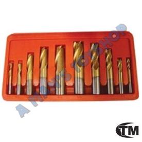 SLOT & END MILL SET 10 PCE AF 1/4-3/4"