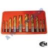 SLOT & END MILL SET 10 PCE AF 1/4-3/4"