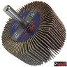 FLAP WHEEL 50MM DIAM 120 GRIT 6MM ARBOR