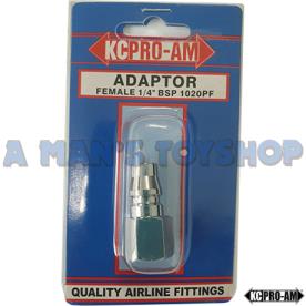 AIR FITTING FEMALE 1/4" THREAD ADAPTOR
