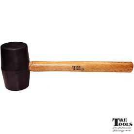 RUBBER MALLET 24 OZ 340 GRAM WOOD HANDLE