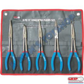 PLIER SET 5 PCE 279MM LONG NOSE