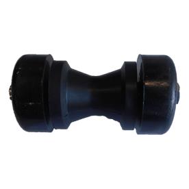 ROLLER BOW ASSY BLACK  3" 75MM RUBBER