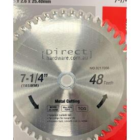 SAW BLADE 185MM 40 TEETH 25MM BORE 7-1/4
