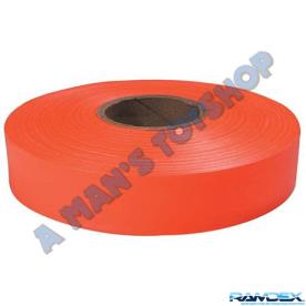 SURVEY FLAGGING TAPE ORANGE 25MM X 50MET