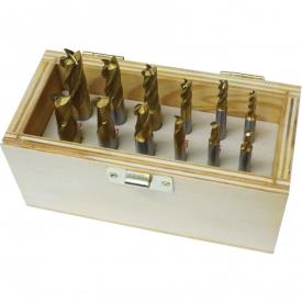 SLOT & END MILL SET 12PCE METRIC 4-12MM