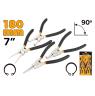 PLIERS SET 4 PIECE CIRCLIP SET 180MM, 7"