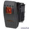 ROCKER SWITCH OFF/ON AMBER ILLUMINATED
