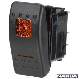 ROCKER SWITCH OFF/ON BLUE ILLUMINATED