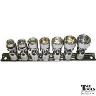 SOCKET SET UNI SAE 3/8DR 7 PCE 6 POINT