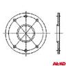 WELD ON MOUNTING PLATE 45MM ROUND AXLE