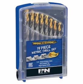 NLA*  DRILL SET 19 PIECE METRIC