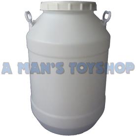 NLA* PLASTIC DRUM WITH HANDLES & LID 30
