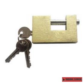 PADLOCK 80MM STEEL PLATED HEAVY DUTY