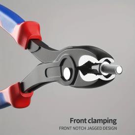 SCREW PLIER 200MM SLIP JOINT P/BUTTON