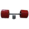 BOAT TWIN WOBBLE ROLLER ASSY 18MM RED