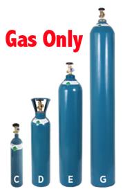 GAS REFILL G SIZE ARGON CO2 (GAS ONLY)