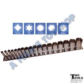 DEEP DRIVE MULTI LOCK SOCKET SET 6-24MM