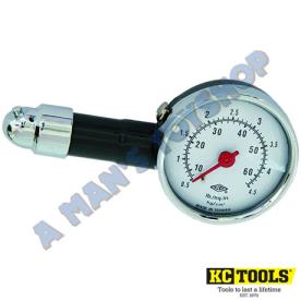 TYRE GAUGE DUAL SCALE 0-65PSI