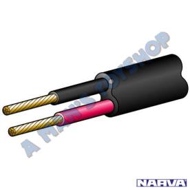 CABLE TWIN CORE 5MM RED/BLACK 30 MTRS