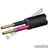 CABLE TWIN CORE 5MM RED/BLACK 30 MTRS