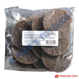 SURFACE FINISH 75MM DISC 10 PC  COARSE