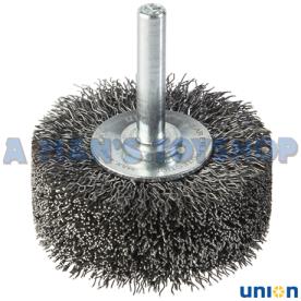 WIRE WHEEL 50MM OD X 20 WIDE 1/4 ARBOR