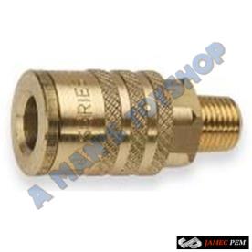 RYCO AIR COUPLING 1/4"MALE THREAD