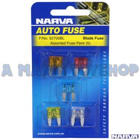 MINI FUSE PACK BLADE TYPE 5 PACK ASSORT