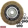 WIRE WHEEL 200 X 20MM BENCH GRINDER
