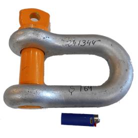 GAL D SHACKLE 51MM PIN WLL 25TON