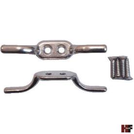 CLEAT HOOK STAINLESS STEEL 110MM 2PCE
