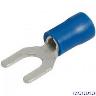 TERMINAL PACK SPADE 4MM BLUE 21PC