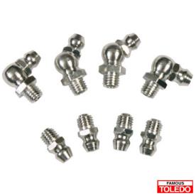 GREASE NIPPLE SAE 1/4 8 PCS ASSORTED